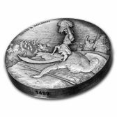 Давид и сраженный Голиаф на монетах номиналом 2 доллара