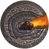 Кусочек настоящего метеорита украсил долларовую монету