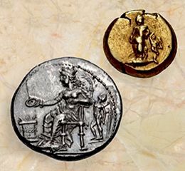 Афродита и Эрос на монетах Древней Греции