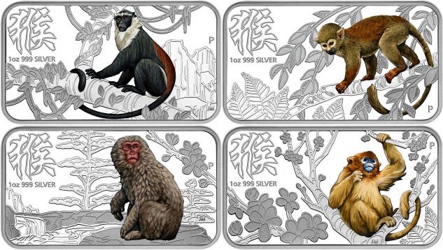 Монеты с обезьянами Островов Кука