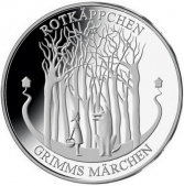 Красная шапочка и волк стали героями сказочных монет номиналом 20 евро