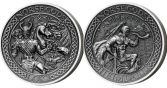 Скандинавским богам посвящена серия монет номиналом 10 долларов