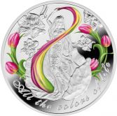 Прекрасный подарок к 8 марта номиналом 500 франков КФА отчеканил монетный двор Польши