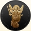 Вторая черная монета из серии "Оттенок Энигмы" посвящена архангелу