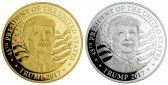 Президент США Дональд Трамп выгравирован на монетах номиналом 1000 и 5000 франков КФА