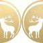 На новой монете Монголии номиналом 500 тугриков "вырезан" кричащий олень