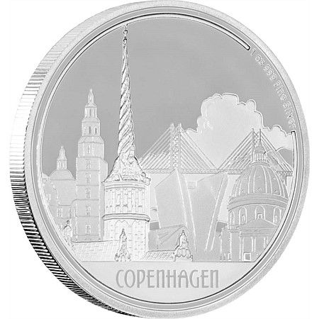 Реверс монеты Копенгаген