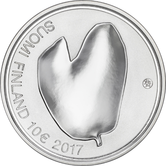 Аверс монеты номиналом 10 евро