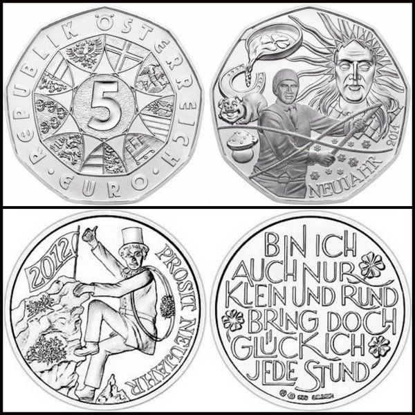 Австрийские счастливые монеты