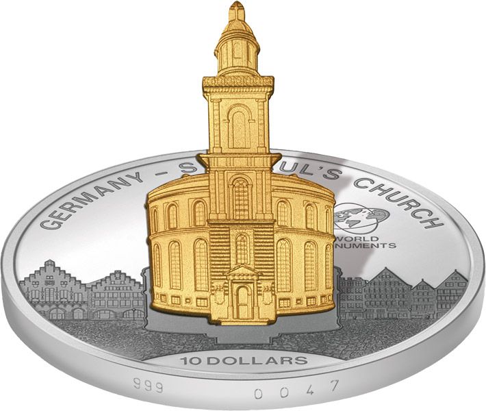 Монета "Церковь святого Павла"