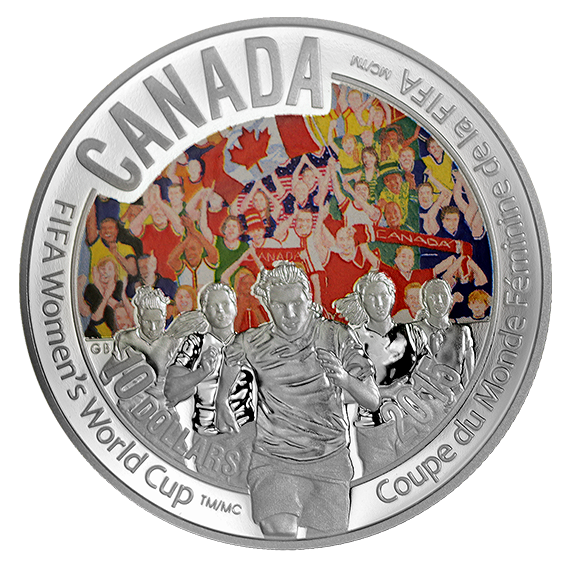 Реверс монеты "Вперед, Канада, вперед!"
