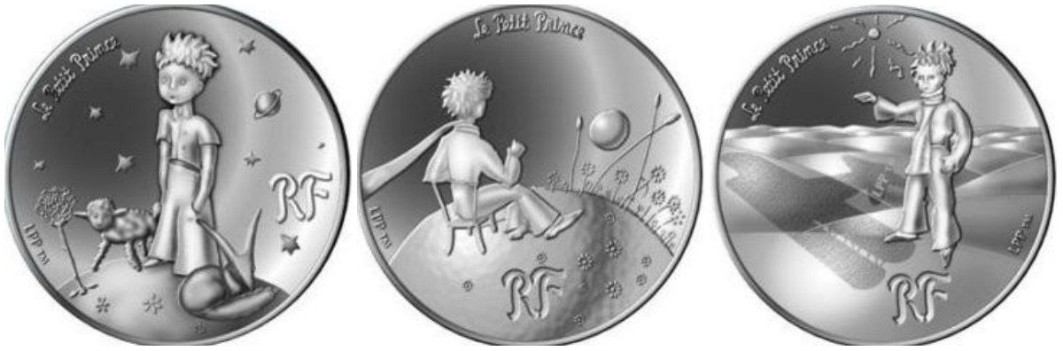 Серебряные монеты "Маленький принц"