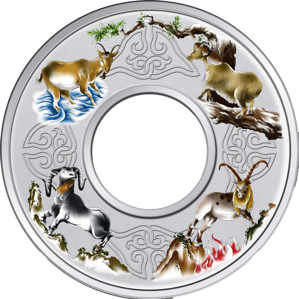 Реверс кольцеобразной монеты Токелау