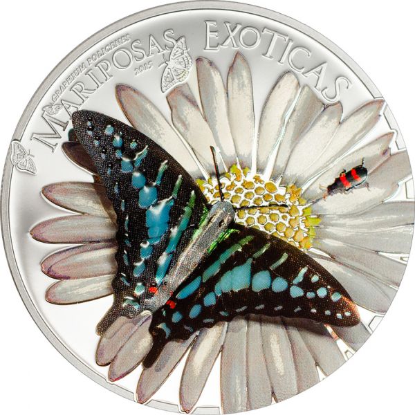 Реверс монеты с бабочкой