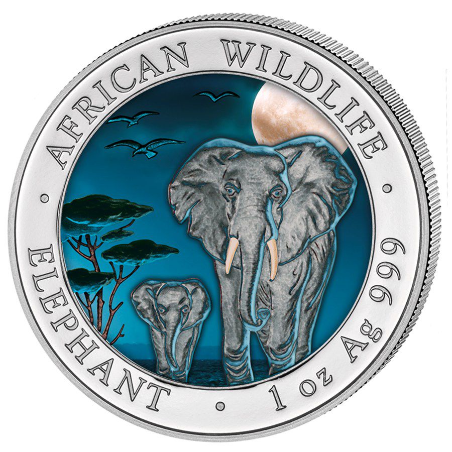 "Ночная монета" Сомали о слонах
