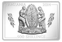 Аверс монеты Танзании о флагманских кораблях