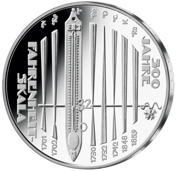 Аверс монеты Германии о Фаренгейте
