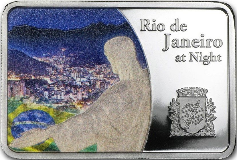 Монета "Ночной Рио-де-Жанейро"