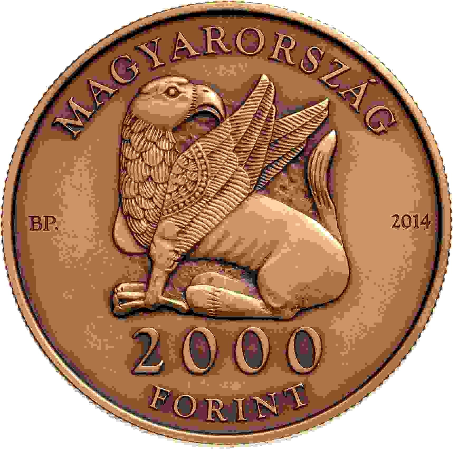 Аверс венгерской монеты