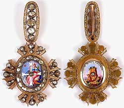 Орден Святой Великомученицы Екатерины 2 ст - аверс и реверс