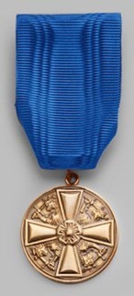 Медаль ордена Белой Розы - бронза