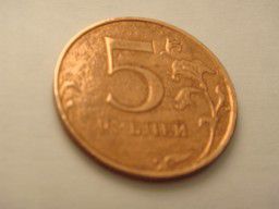 Монета 5 рублей 2009 года Фотография