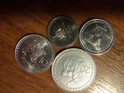 монеты  разных  годов