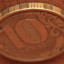 Монета 10 рублей 2012 г. ММД "Шт. 2.5" с широким кантом на аверсе и реверсе. XF. 2
