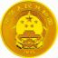 Золотые и серебряные монеты номиналом 10, 50, 100, 2000 юаней с работами знаменитого художника