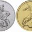 Золотые и серебряные инвестиционные монеты России 2015 года номиналом 3, 50 рублей