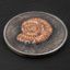 Раковина вымершего моллюска украшает высокорельефную монету номиналом 500 тугриков