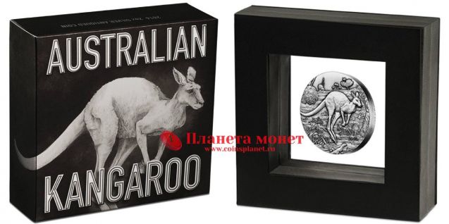 Упаковка монеты Австралийский кенгуру