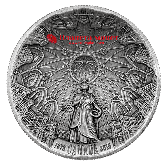 Реверс куполообразной монеты