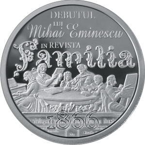 Поэтический дебют Михая Эминеску увековечен на монете номиналом 10 леев