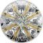 Моравская звезда Сваровски украшает серебряную 100-долларовую монету
