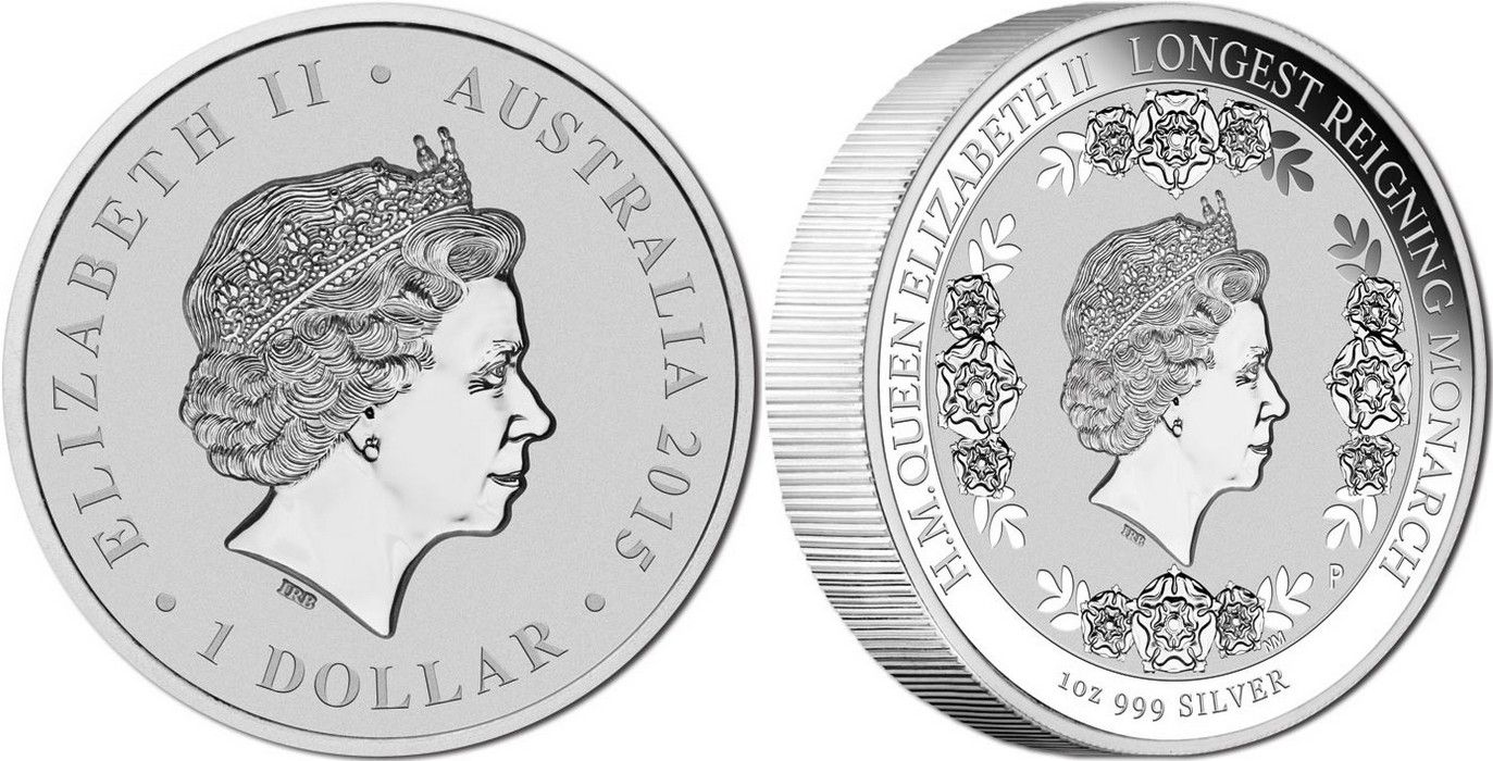 Монета Австралии о правлении Елизаветы