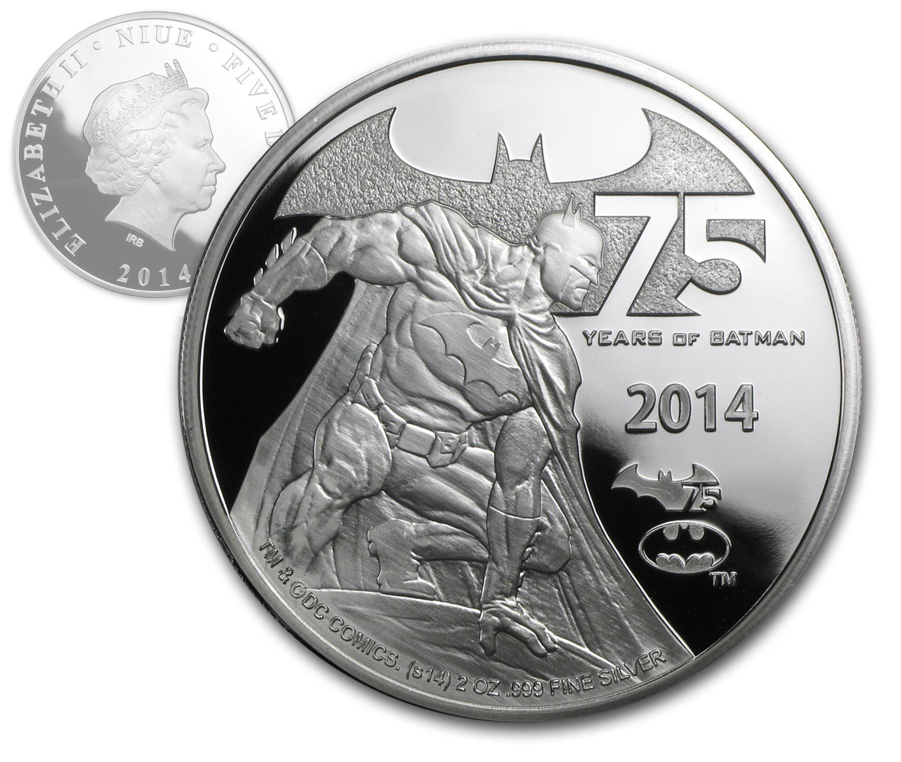 Серебряная монета о Бэтмене