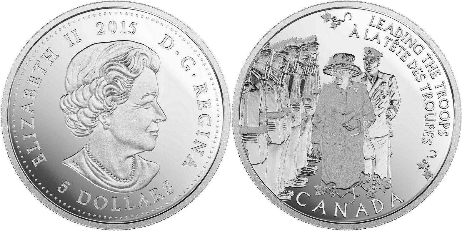 Монета Канады о правлении Елизаветы