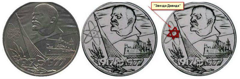 Правильный и сионистский рубль 1977