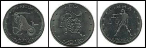 Зодиакальные циркуляционные монеты Сомали