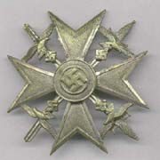 Испанский крест. Третий рейх. Серебро