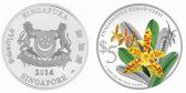 Сингапурскую монету украсит фаленопсис оленерогий