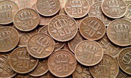 20 монет Бельгии 50-х годов 20 века - одним лотом.