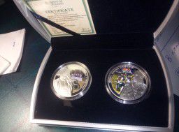 Набор монет Кутузов и Наполеон Ниуэ 2010 год