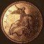 Монета 10 копеек 2008 г. СП нестандартная с "МАЛЫМ" бортиком-уступом на аверсе и реверсе. aUNC. 2
