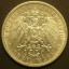 Серебряные монеты 3 марки Германской империи 1909-14 г 4